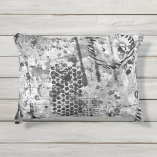 Etchings Graffiti Outdoor Pillow