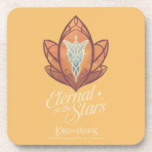 Eternal as the Stars Evenstar Graphic Beverage Coaster
