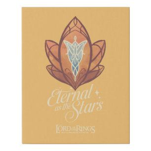 Eternal as the Stars Evenstar Graphic Faux Canvas Print