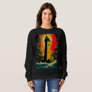 Eternal Beacons: Lighthouse of Alexandria Artwork Sweatshirt