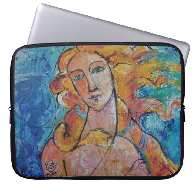 “Eternal beauty” padded laptop marries Laptop Sleeve (Front)