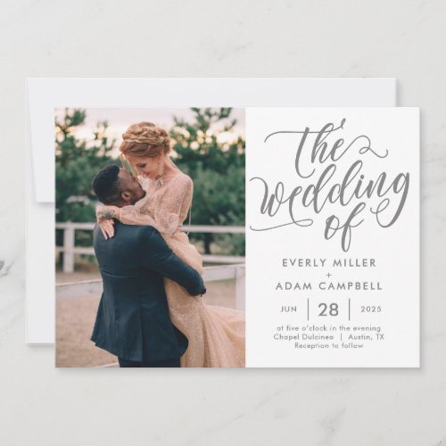 Eternal Bliss Editable Color Wedding Invitation