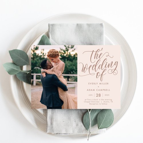 Eternal Bliss Editable Color Wedding Invitation