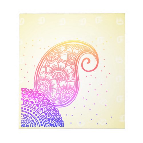 Eternal Bliss Mandala Notepad Peace in Every Page Notepad