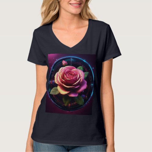 Eternal Bliss Rose Compass T_Shirt