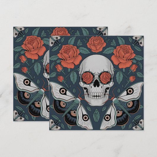 Eternal Bloom: A Dance of Life and Death (Front/Back)