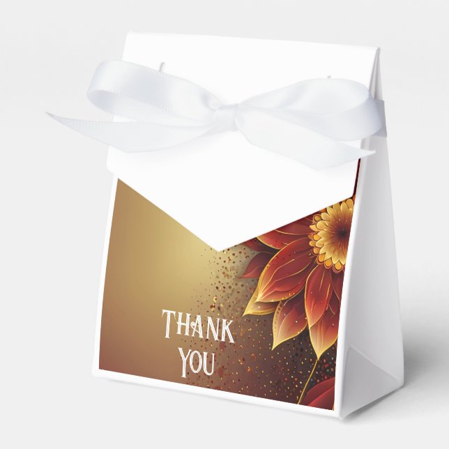 Eternal Bloom: A Timeless Celebration of Love Favor Boxes (Front Side)