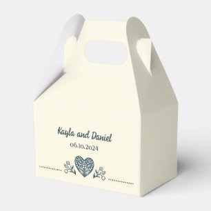 Eternal Blooms Wedding Welcome Favor Boxes