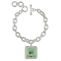 Eternal Bond - Lime Green Awareness Tribute Bracelet