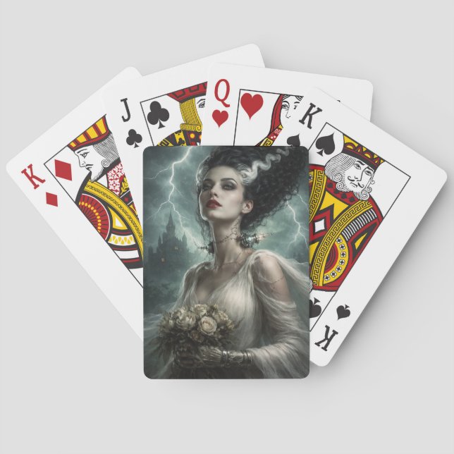 Eternal Bride: Lightning-Born Beauty Poker Cards (Back)