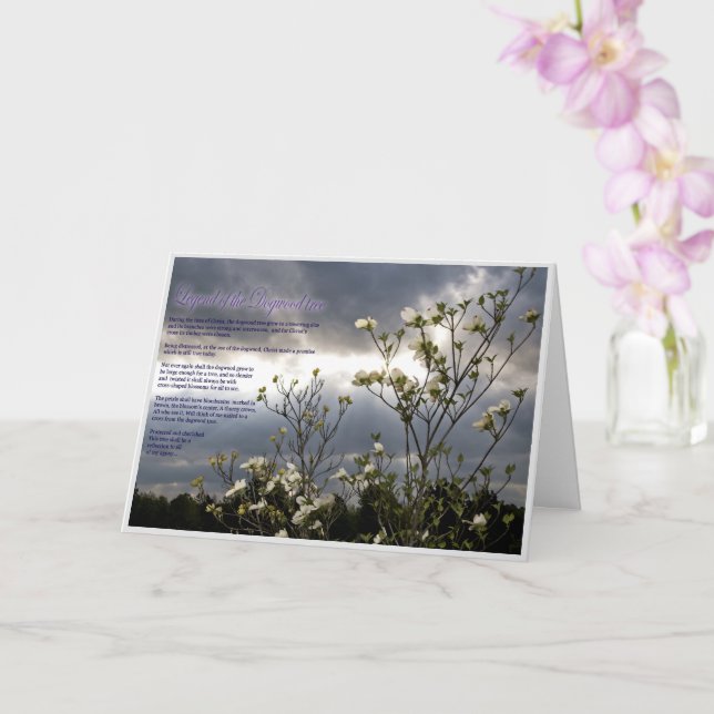 Eternal Comfort: A Christian Sympathy Card (Orchid)