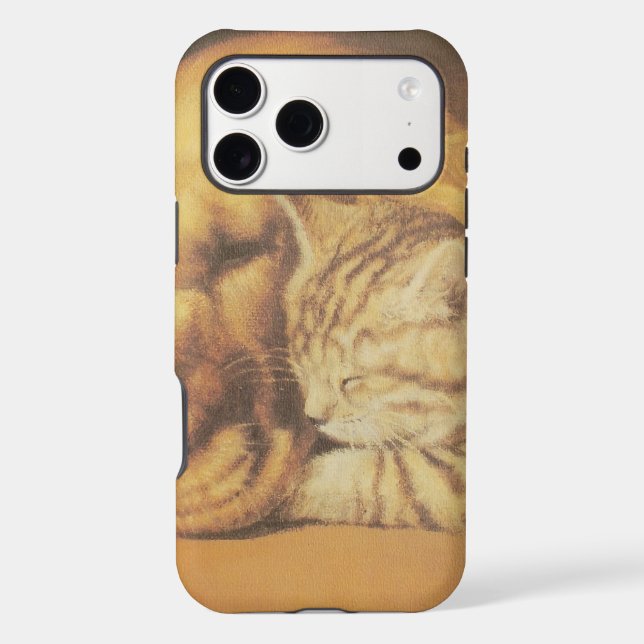 Eternal Companions | Beautiful Cat & Dog Cuddling Case-Mate iPhone Case (Back)