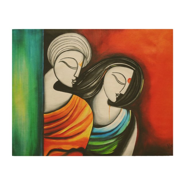 Eternal Companions Wood Wall Art (Front)
