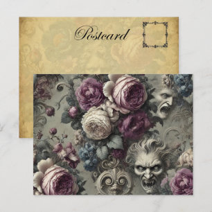 Eternal Conflicts – Gothic Victorian Holiday Postcard