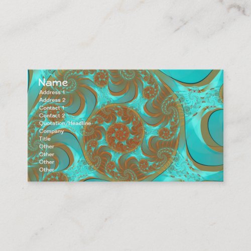 Eternal Cute Abstract Art Business Card Templates