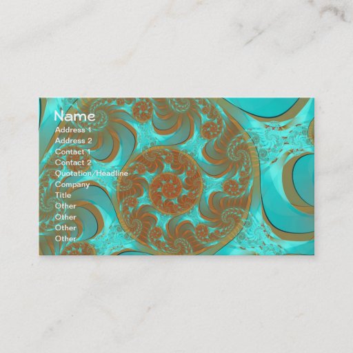 Customizable Eternal Cute Abstract Art Business Card Templates