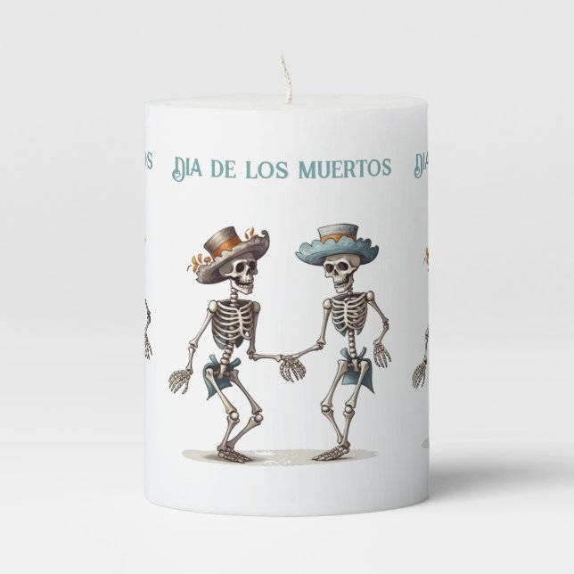 Eternal Dance, custom Pillar Candle (Front)