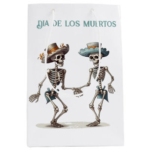 Eternal Dance Dia de los Muertos Calaveras Medium Gift Bag