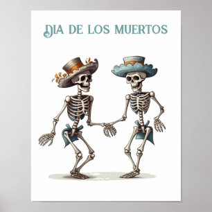 Eternal Dance Dia de los Muertos Calaveras Poster