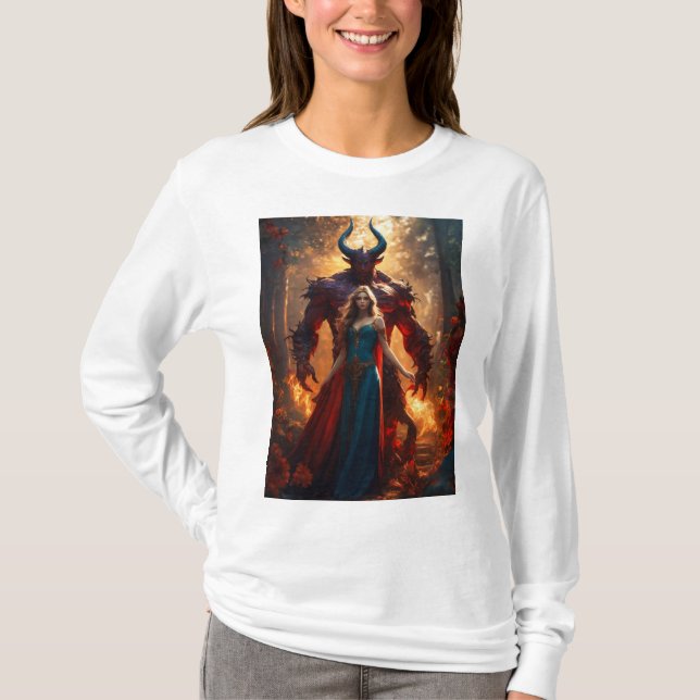 "Eternal Dance: The Demon's Embrace" T-Shirt (Front)