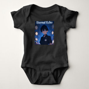 Eternal Echo Cool Anime Boy Black Baby Bodysuit