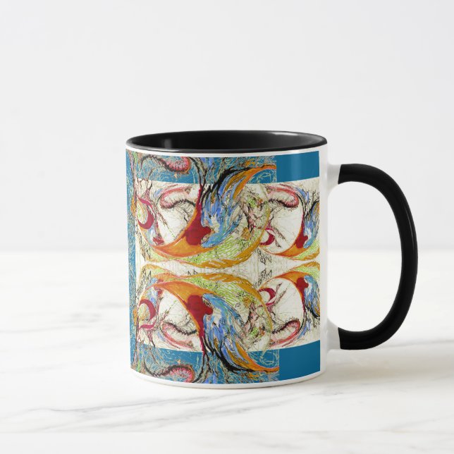 Eternal Elegance abstract fantasy Mug (Right)