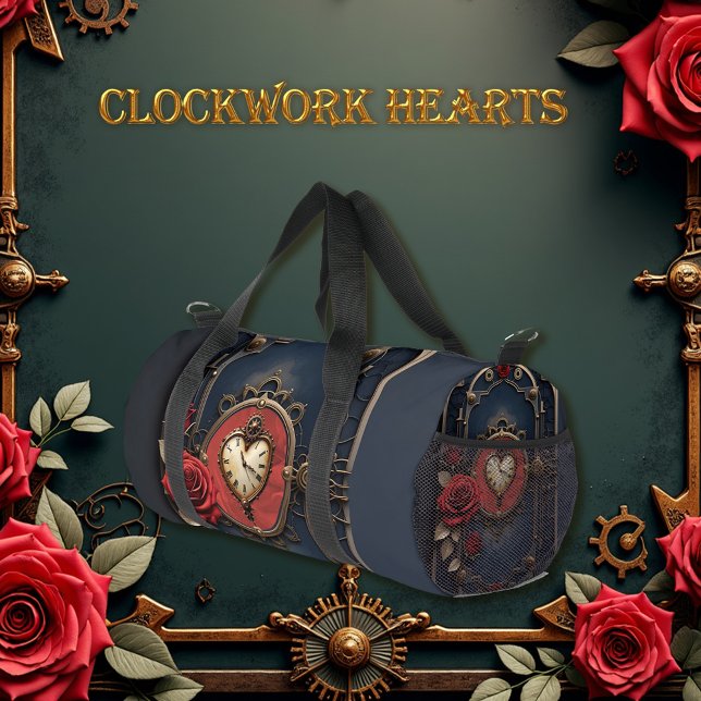 Eternal Elegance – Clockwork Heart Duffle Bag (Creator Uploaded)