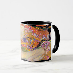 Eternal Elegance: Gustav Klimt's Water Serpents II Mug