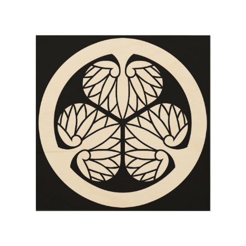 Eternal Emblem Tokugawa Kamon Wood Wall Art