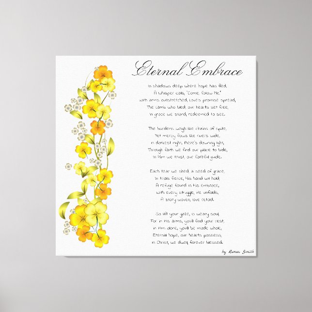 Eternal Embrace Canvas Print (Front)