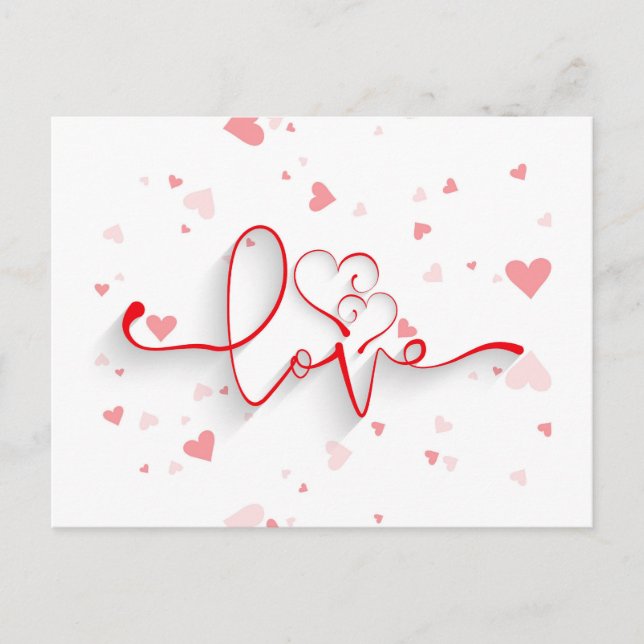 Eternal Embrace: Exquisite Love Greeting Card  (Front)