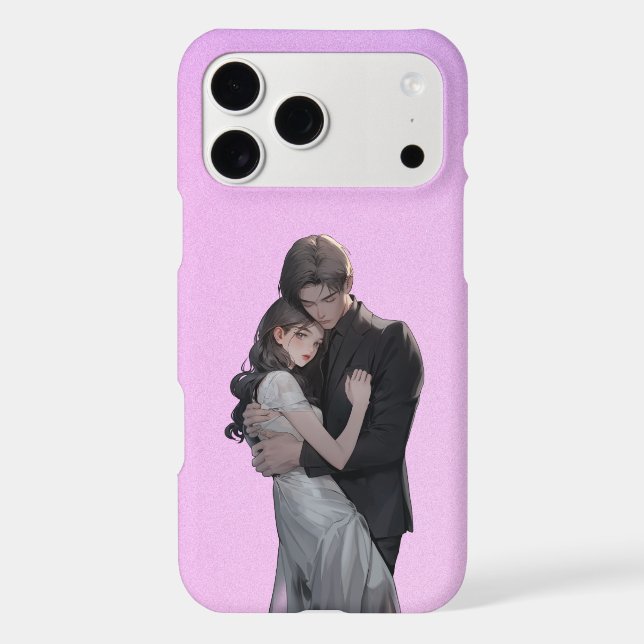Eternal Embrace – Romantic Couple Aesthetic Case-Mate iPhone Case (Back)