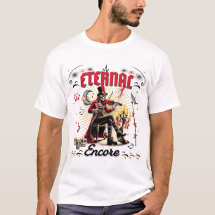 Eternal Encore Skeleton Playing Violin T-Shirt