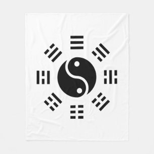 Eternal Equilibrium and Ancient Wisdom Fleece Blanket