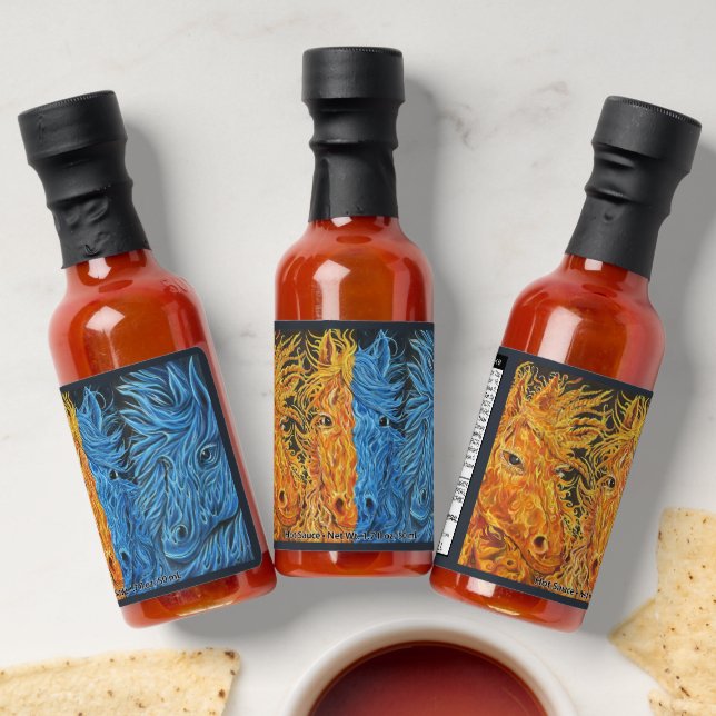 Eternal Equilibrium- Horses- Twin Flame  Hot Sauces (Laydown)