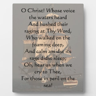 Eternal Father Strong to Save Plaque