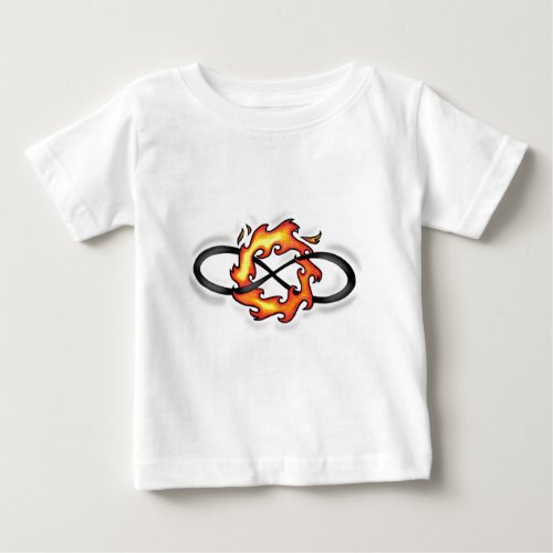 Eternal Fire Design Baby T_Shirt