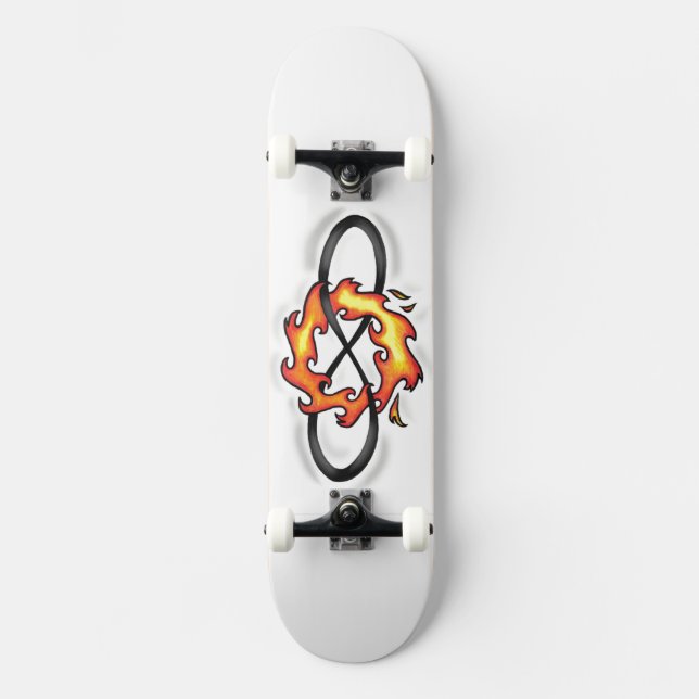 Eternal Fire Design Skateboard (Front)