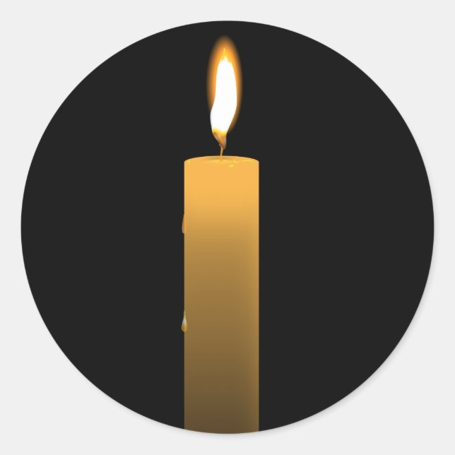 Eternal Flame Classic Round Sticker (Front)