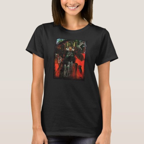 Eternal Flame Mixed Media Goth Horror Art T_Shirt