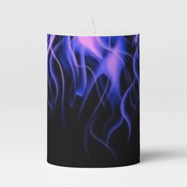 Eternal Flame Pillar Candle (Front)