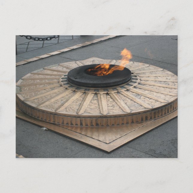 Eternal flame postcard (Front)