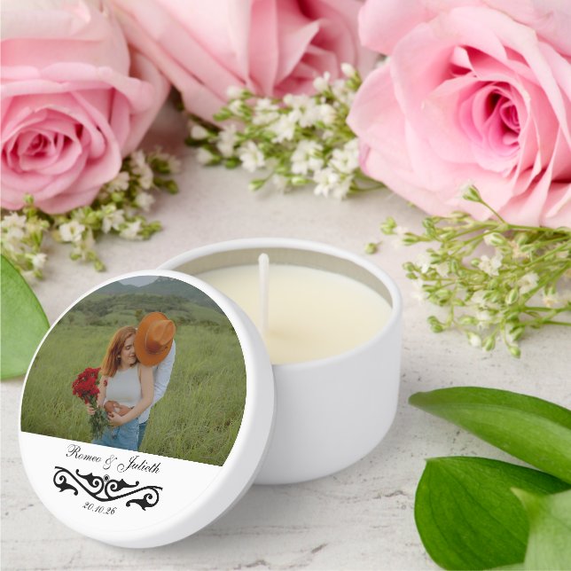 Eternal Glow Photo Wedding Mini Candle Favors (Insitu (Wedding))