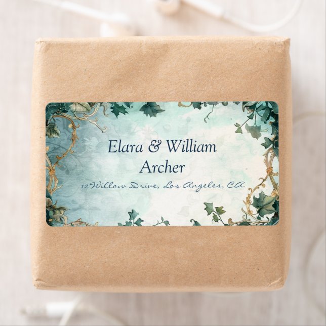 Eternal Grace Elven Wedding Label (Insitu)