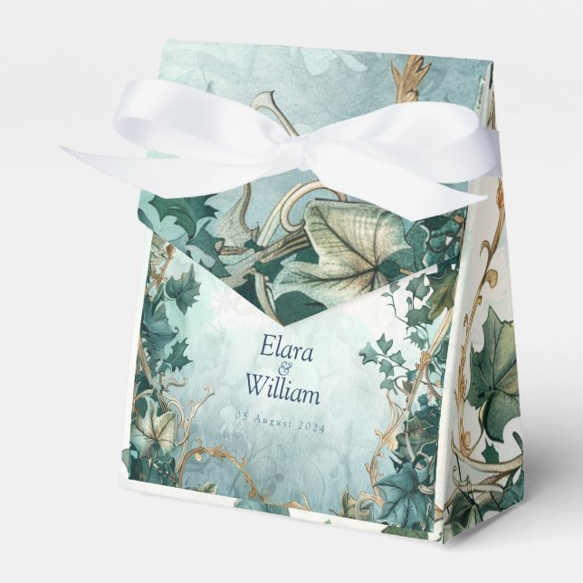 Eternal Grace Fantasy Wedding  Favor Boxes (Front Side)