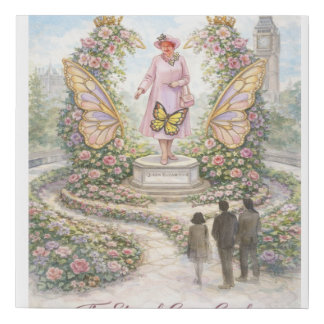 Eternal Grace Garden  Faux Canvas Print