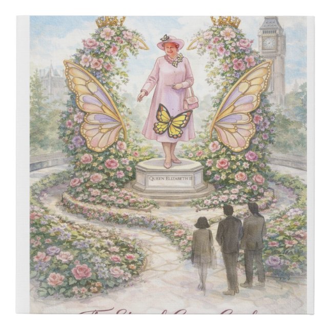 Eternal Grace Garden  Faux Canvas Print (Front)