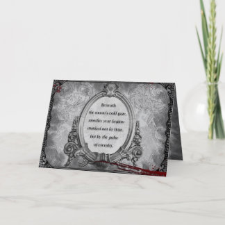 Eternal Greetings Letterpress Thank You Card
