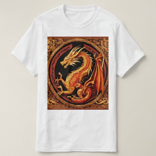 Eternal Guardian dragon Design T_Shirt