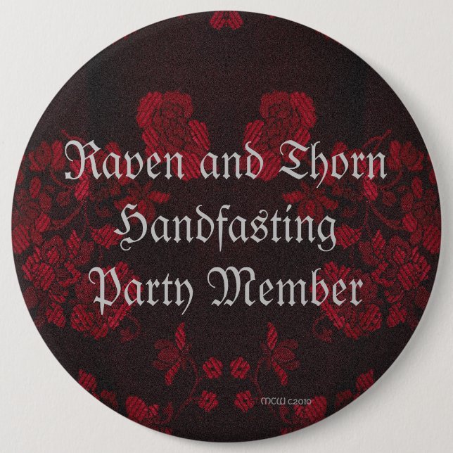 Eternal Handfasting/Wedding Suite Button (Front)